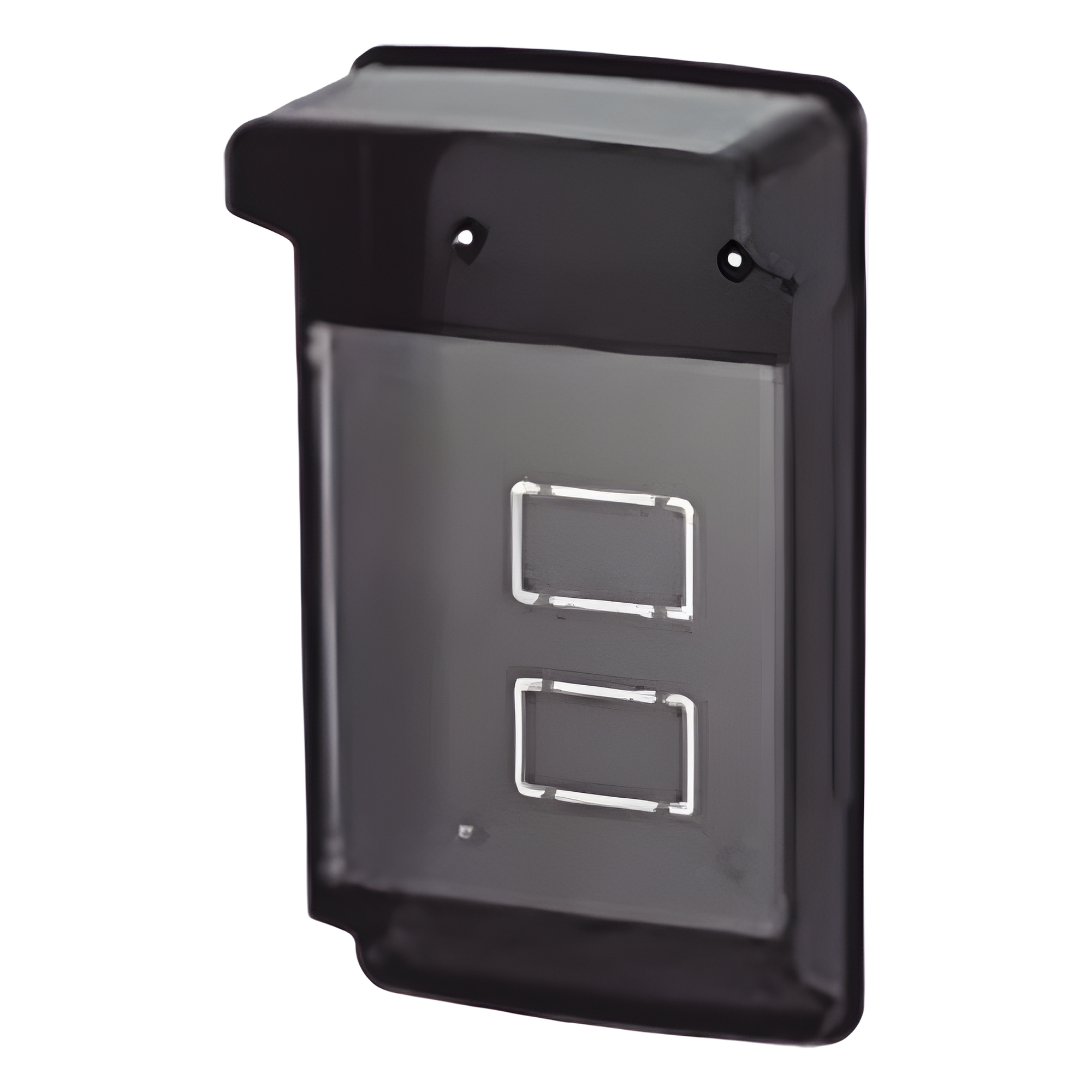Carcasa Protectora Universal Color Negro con Tapadera de Acrílico / Medidas 245 × 143 × 83 mm / Compatible con Múltiples Modelos de Control de Acceso