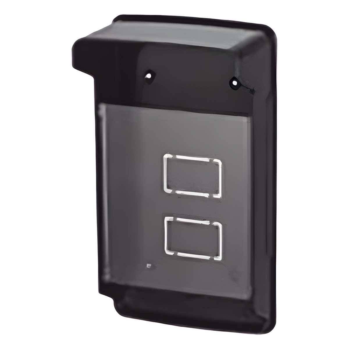 Carcasa Protectora Universal Color Negro con Tapadera de Acrílico / Medidas 245 × 143 × 83 mm / Compatible con Múltiples Modelos de Control de Acceso