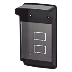 Carcasa Protectora Universal Color Negro con Tapadera de Acrílico / Medidas 245 × 143 × 83 mm / Compatible con Múltiples Modelos de Control de Acceso