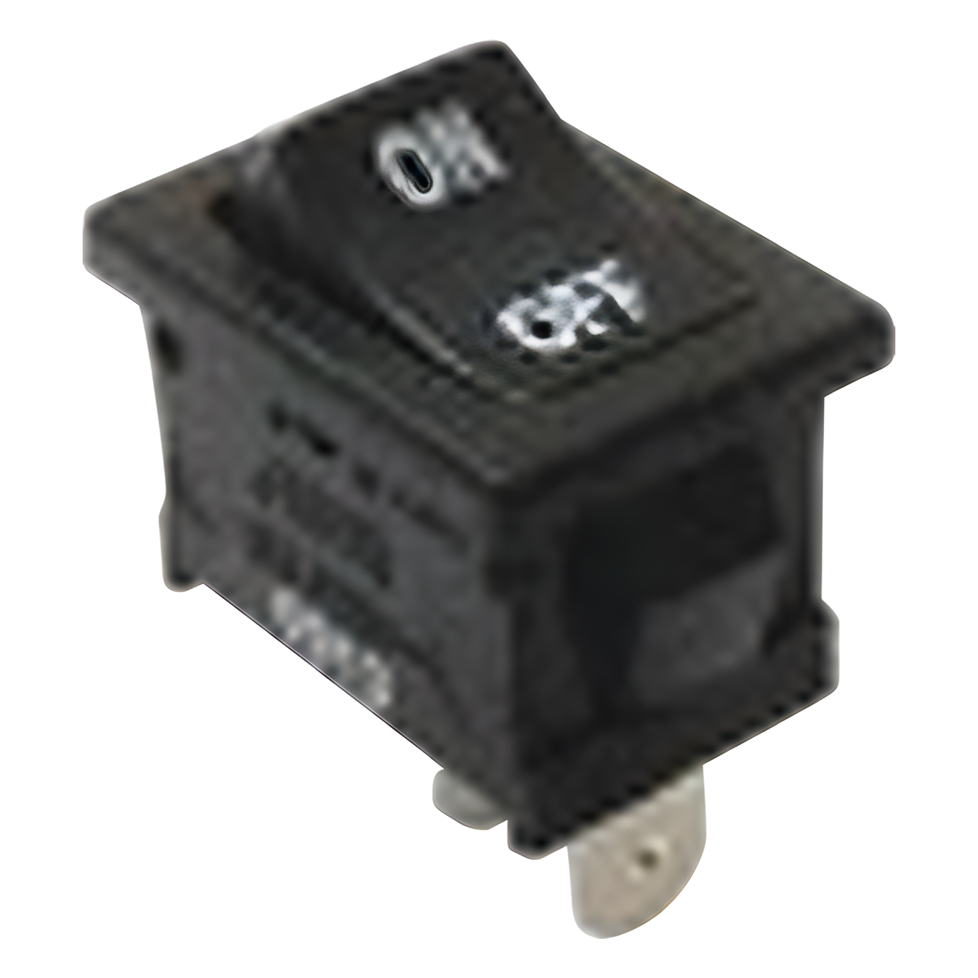 Interruptor Rocker SPST Off-On, Poliamida Negro, 11 Amp., Hasta 125 Vca, Contacto en Plata, 4.8 mm