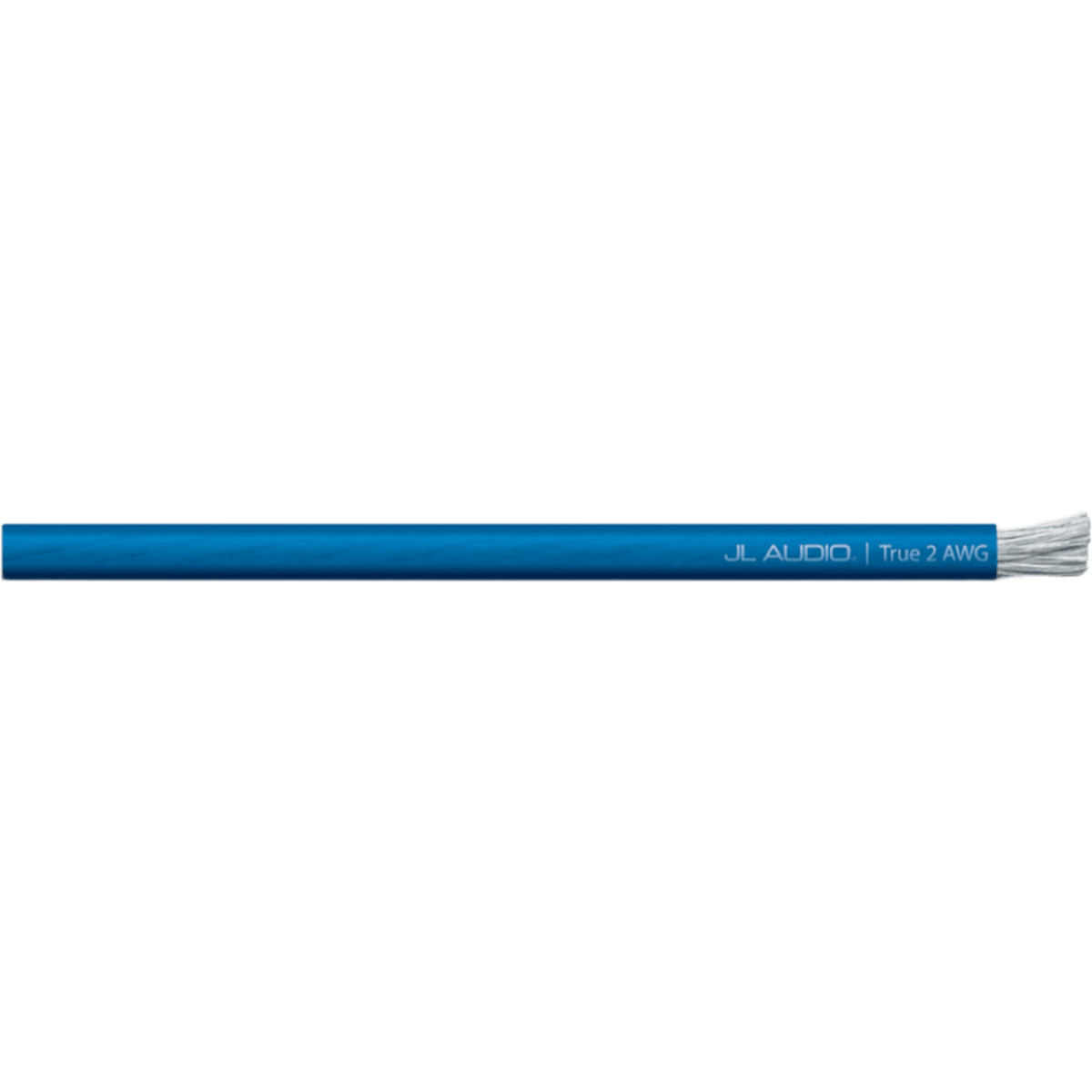 Cable de Alimentación para Amplificadores / 2 AWG Real / 50 pies (15.2 m) / Cobre OFC Estañado / 2,940 Hebras / Uso Marino / PVC Flexible / Azul Translúcido / Hasta 150 A