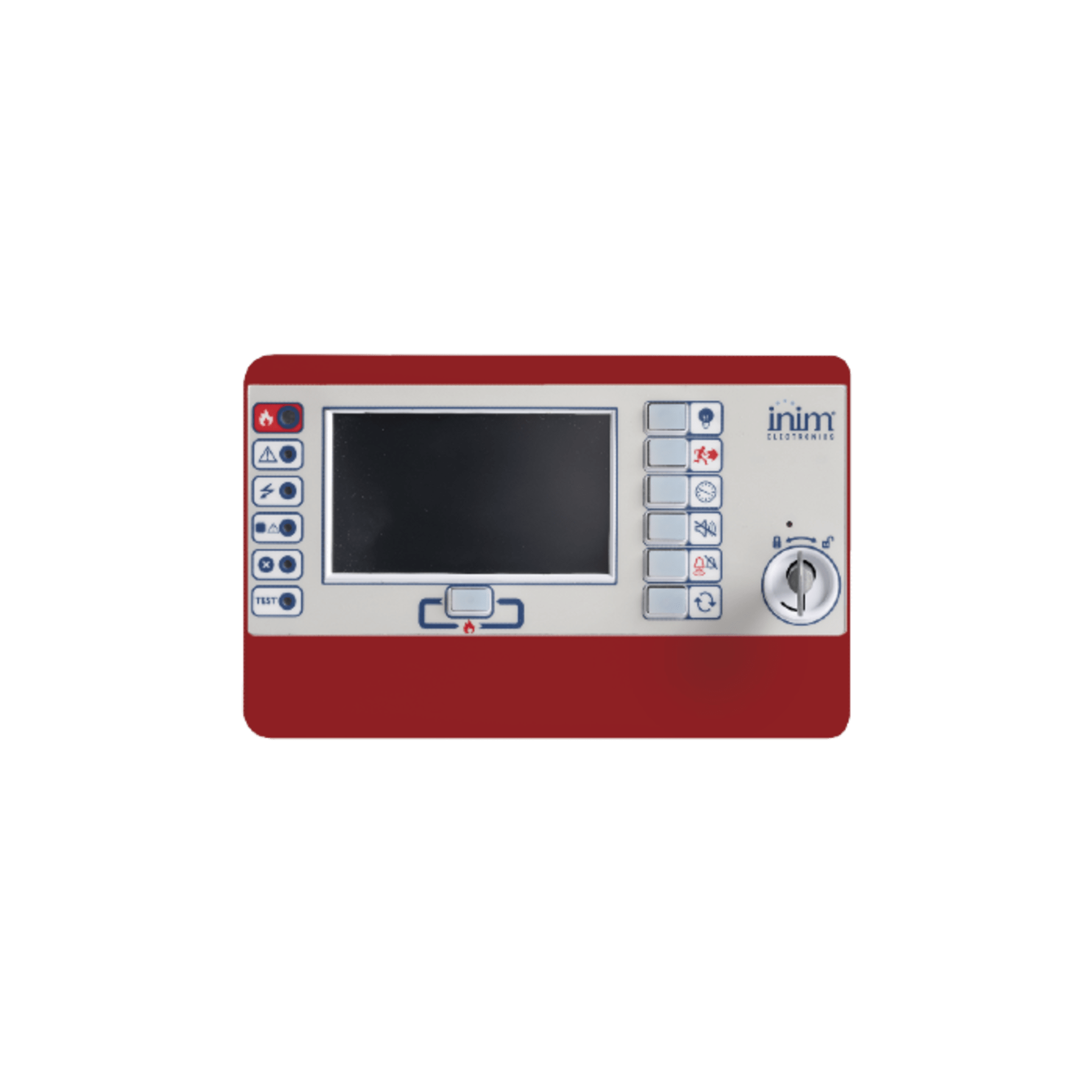 Teclado Remoto Repetidor | Control Centrales Previdia | Red HorNet+ RS485 | Visualización Personalizable | Certificación EN 54