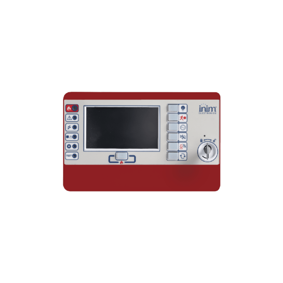 Teclado Remoto Repetidor | Control Centrales Previdia | Red HorNet+ RS485 | Visualización Personalizable | Certificación EN 54