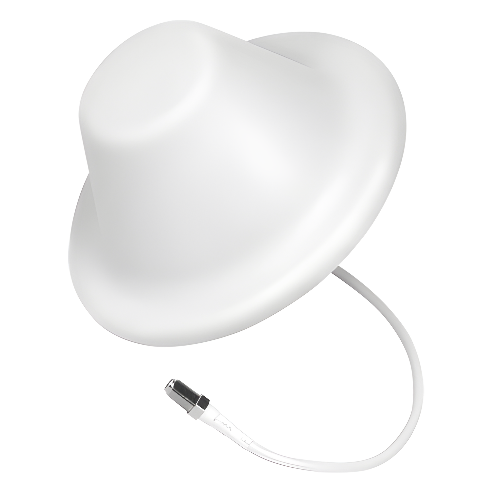 Antena Tipo Domo| 698-960/1710-2700 MHz, 2/4 dB | 75 Ohm, con conector F Hembra.