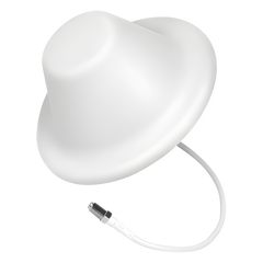 Antena Tipo Domo| 698-960/1710-2700 MHz, 2/4 dB | 75 Ohm, con conector F Hembra.