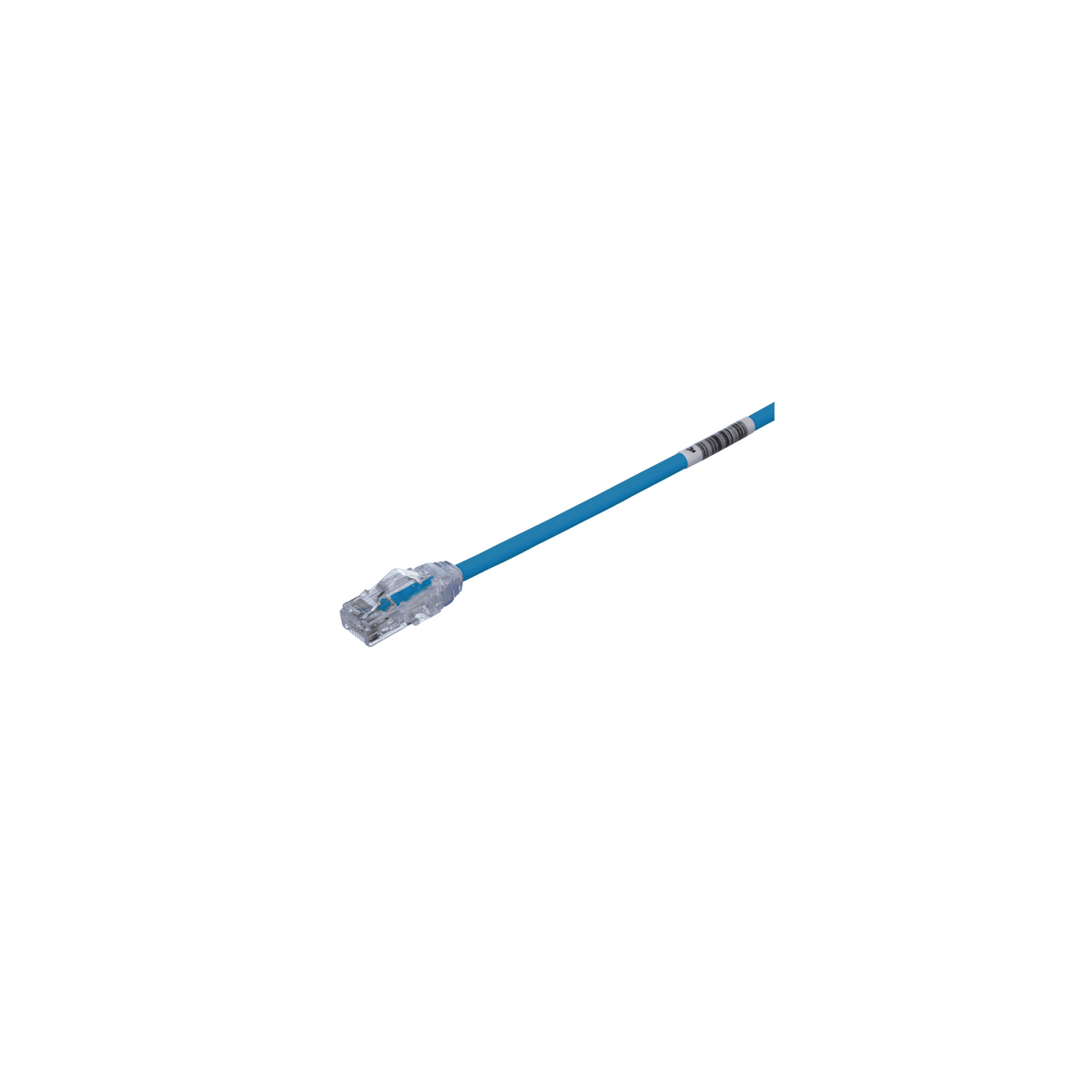 Cable de Parcheo UTP Cat6A, CM/LSZH, Diámetro Reducido (28AWG), Color Negro, 2.13 Metros (7 Pies)