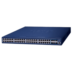 Switch Gestionado Capa 3 / 48 Puertos Gigabit + 6 Puertos 10G SFP+ / Routing IPv4/IPv6 / NMS Integrado / QoS Avanzado / Seguridad Empresarial