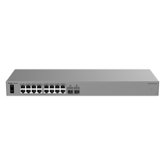 Switch Inteligente Capa 2 / 16 Puertos Gigabit / 2 Puertos SFP 2.5GE / 42 Gbps / Gestión Cloud / ERPS / Diseño Fanless / Modo CCTV / Protección 6 kV