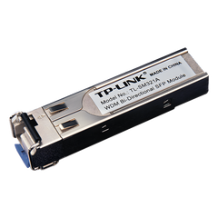 Transceptor mini-GBIC / SFP WDM Bi-Direccional / Monomodo 1GBase / Distancia 10 KM / Conector LC / (Necesita el modelo TL-SM321B para enlazar)