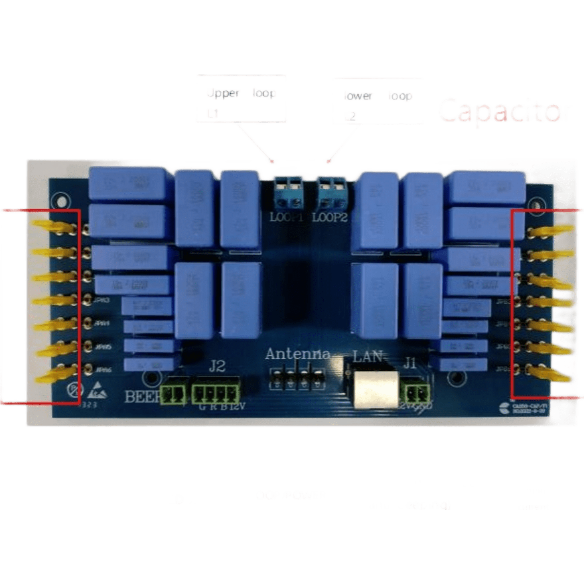 Sistema AM-EAS Serie Standard / Mainboard CAB58 / Frecuencia 58 KHz / Sincronización por Aire / Configuración por Software / Alimentación AC110V o AC220V / Hasta 3 Antenas / Relé Externo para CCTV