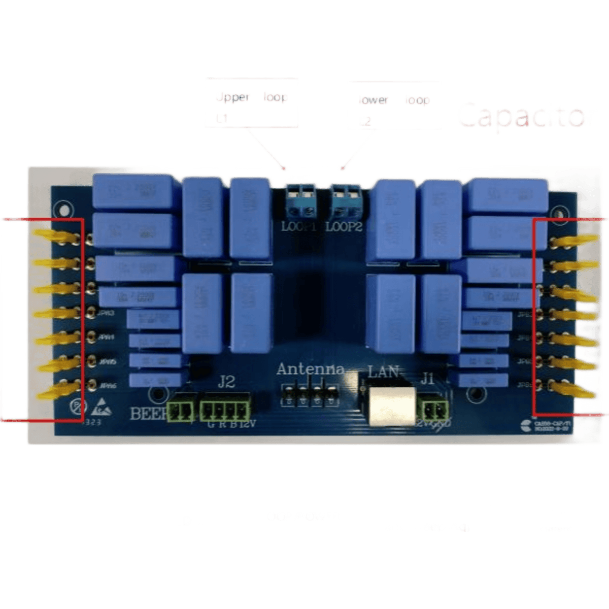 Sistema AM-EAS Serie Standard / Mainboard CAB58 / Frecuencia 58 KHz / Sincronización por Aire / Configuración por Software / Alimentación AC110V o AC220V / Hasta 3 Antenas / Relé Externo para CCTV