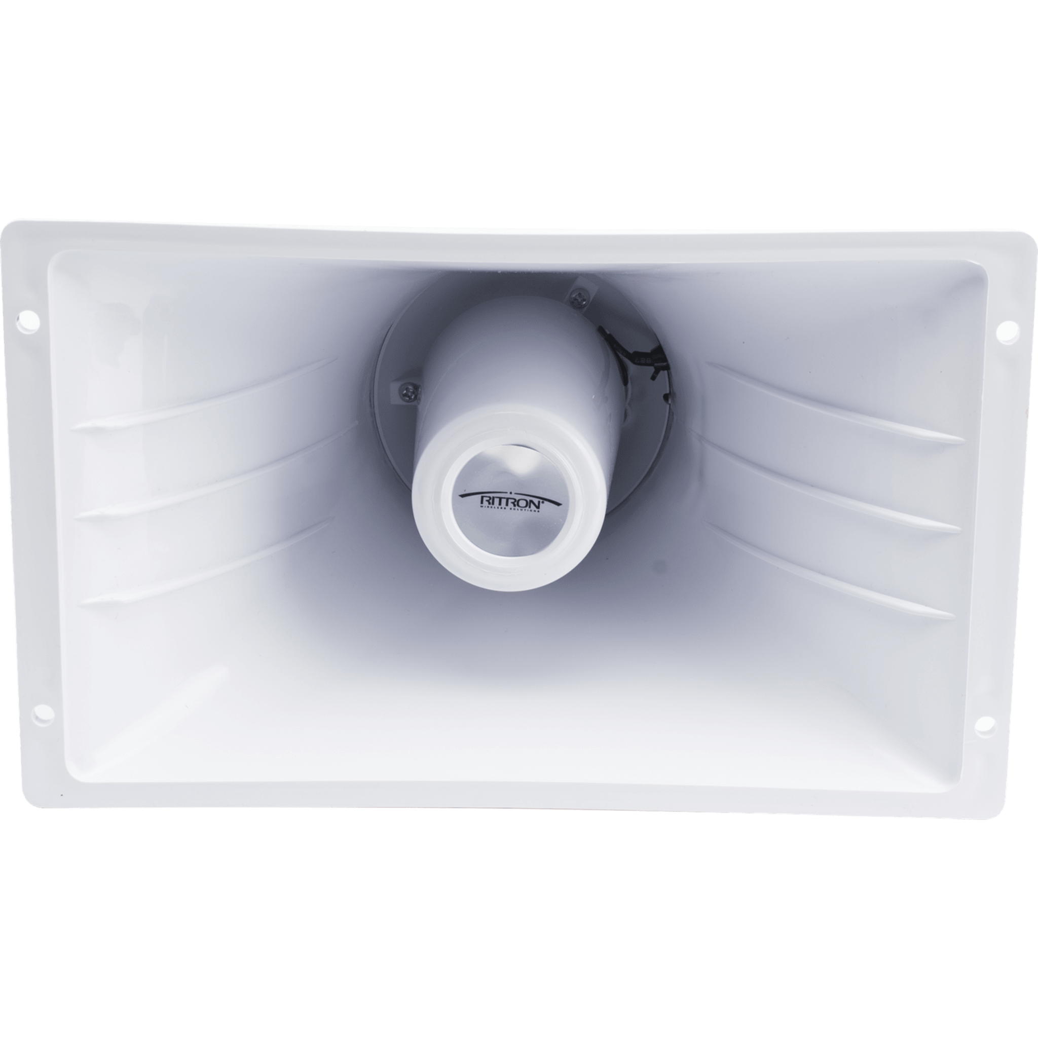 Bocina Tipo Corneta para Voceo / 40 W / 8 Ohms / 95 dB a 15 m (49.2 ft) / Conector RCA / Cable 7.6 m (25 ft) / Interior y Exterior / Para Receptores LoudMouth Ritron