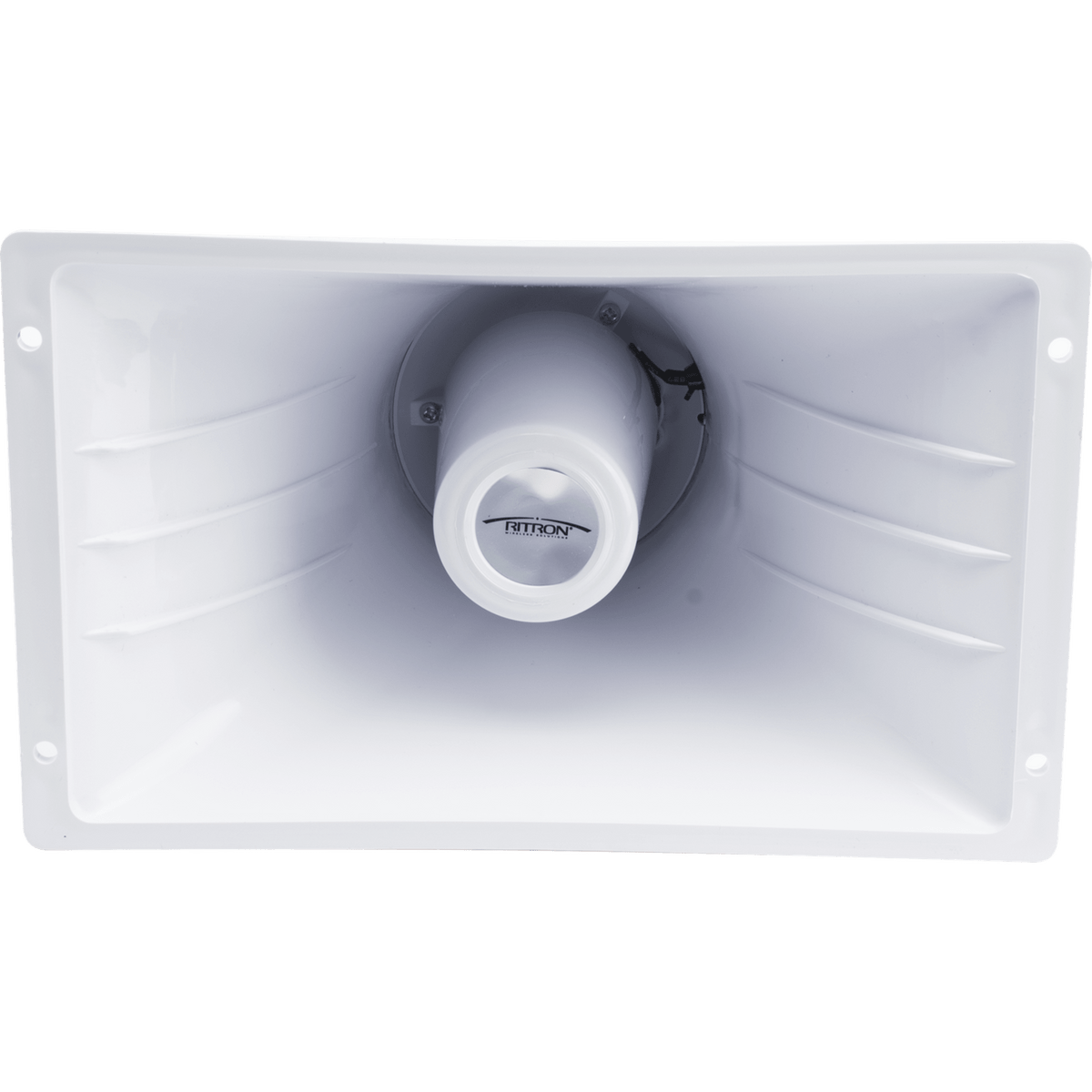Bocina Tipo Corneta para Voceo / 40 W / 8 Ohms / 95 dB a 15 m (49.2 ft) / Conector RCA / Cable 7.6 m (25 ft) / Interior y Exterior / Para Receptores LoudMouth Ritron