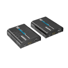 Extensor KVM HDMI 4K a 60 Hz | Transmisión hasta 120 mts con CAT6 | Resolución 4096x2160@60Hz | Ancho de Banda 18Gbps | HDCP1.4 y HDCP2.2 | Latencia 120~170ms | Conexión 1:1, 1:N, N:1, N:N
