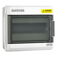Gabinete Plástico para Exterior IP65 para Riel Din 6 espacios.