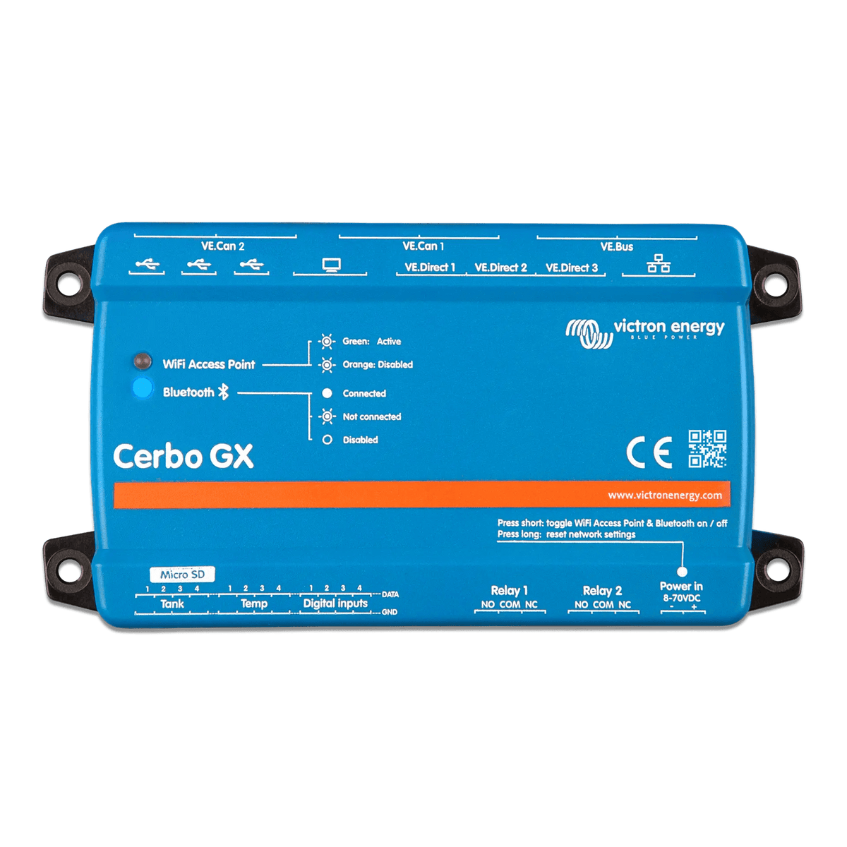 Cerbo GX MK2 / Centro de comunicaciones / Monitoreo Remoto para Sistemas Victron