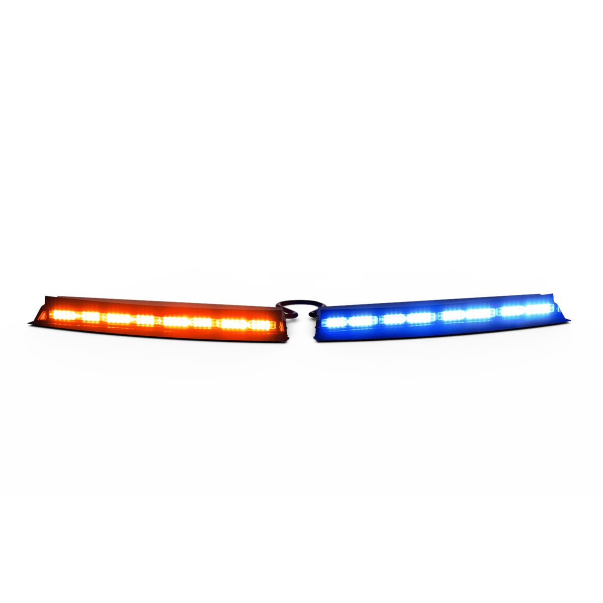 Barra de Luces Para Interior Tipo Visera Universal Tricolor Rojo/Azul/Blanco 144 LED Con Luces De Penetración Sin Bracket, Necesario agregar CZMATSIBSYS
