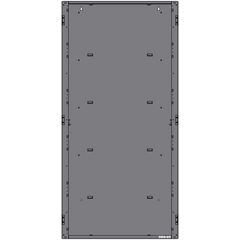 Caja trasera de cuatro niveles para gabinete de panel de alarma contra incendio, acero calibre 16, serie CAB-5