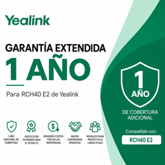 Garantía Extendida de 1 Año para Switch PoE RCH40-E2 de Yealink