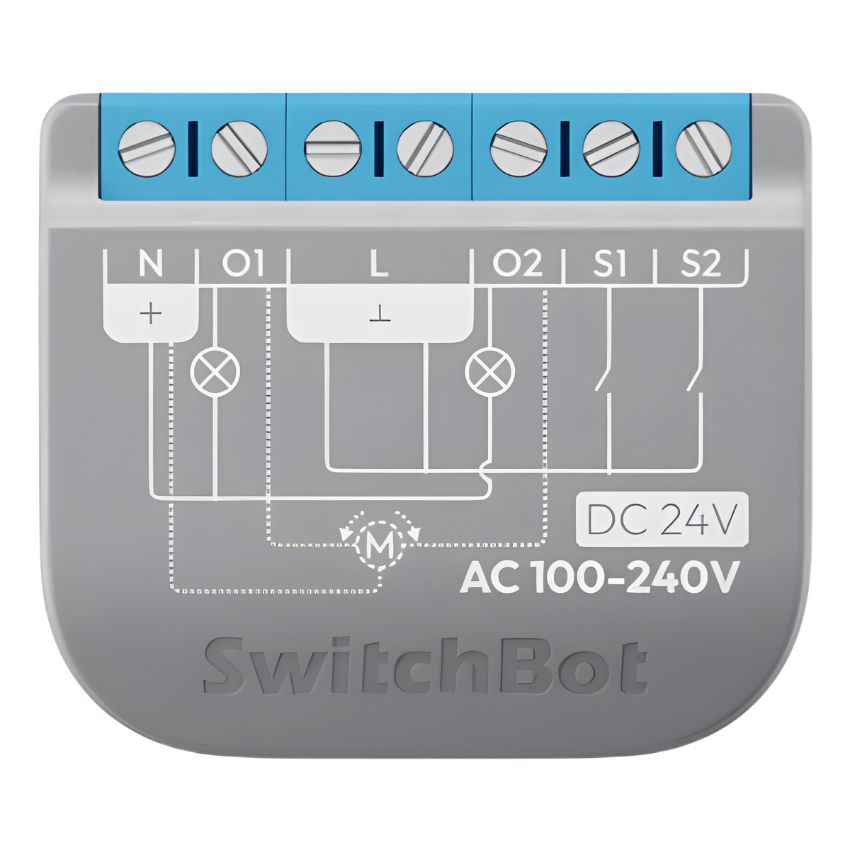 Relay Switch Inteligente 2 Canales / WiFi + BLE / Medición Consumo / 10A por Canal / Protección Sobrecarga / Compatible Matter / 42 x 36 x 16 mm (1.7 x 1.4 x 0.6 in)