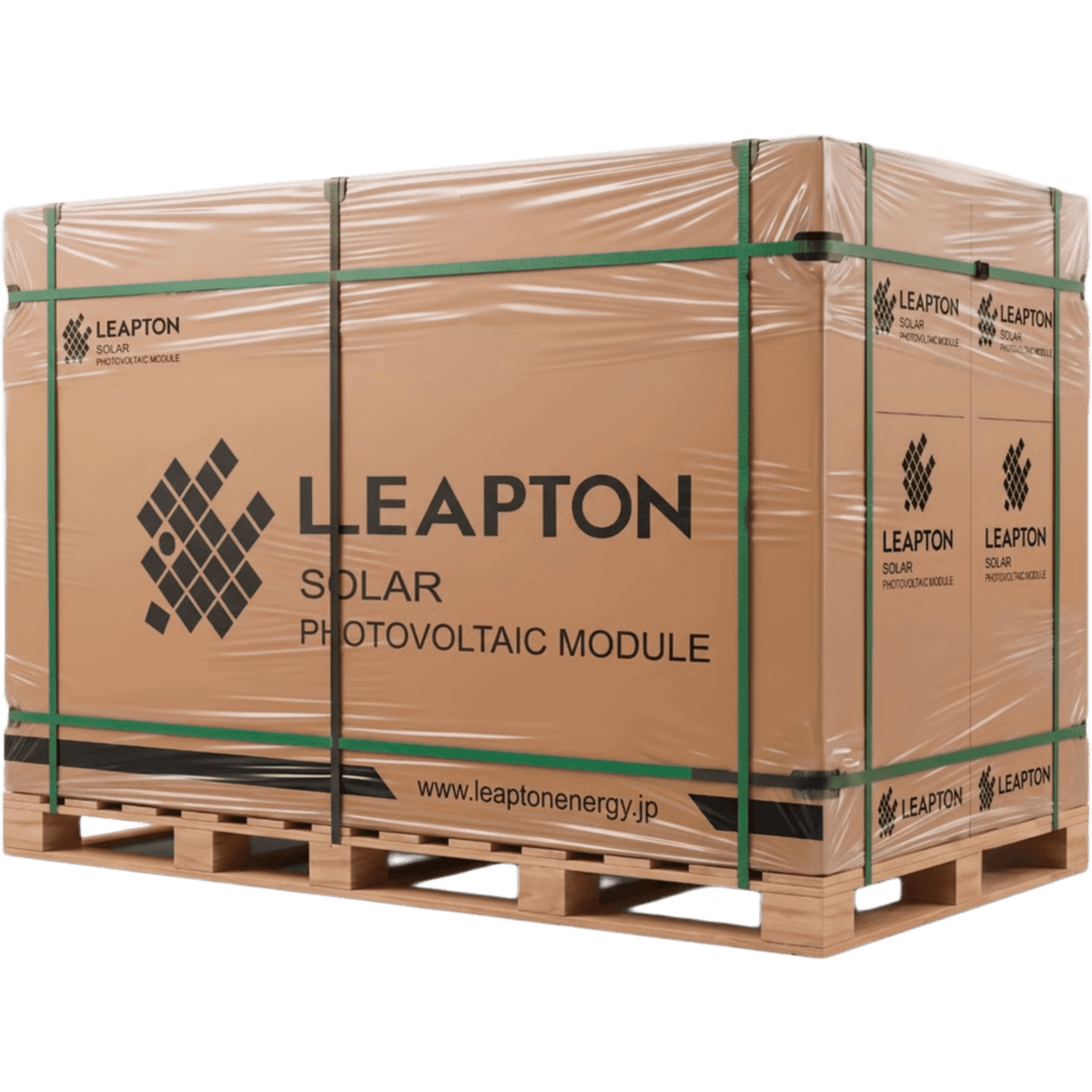 Pallet con 37 piezas de Modulo Solar LP182*210M66NB620WBLK, 620 W BIFACIAL, 49.75 Vcc, Monocristalino TOPCon
