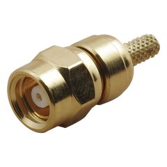 Conector SMC Macho de Anillo Plegable para cables RG-58/U LMR-195, RG-142/U.