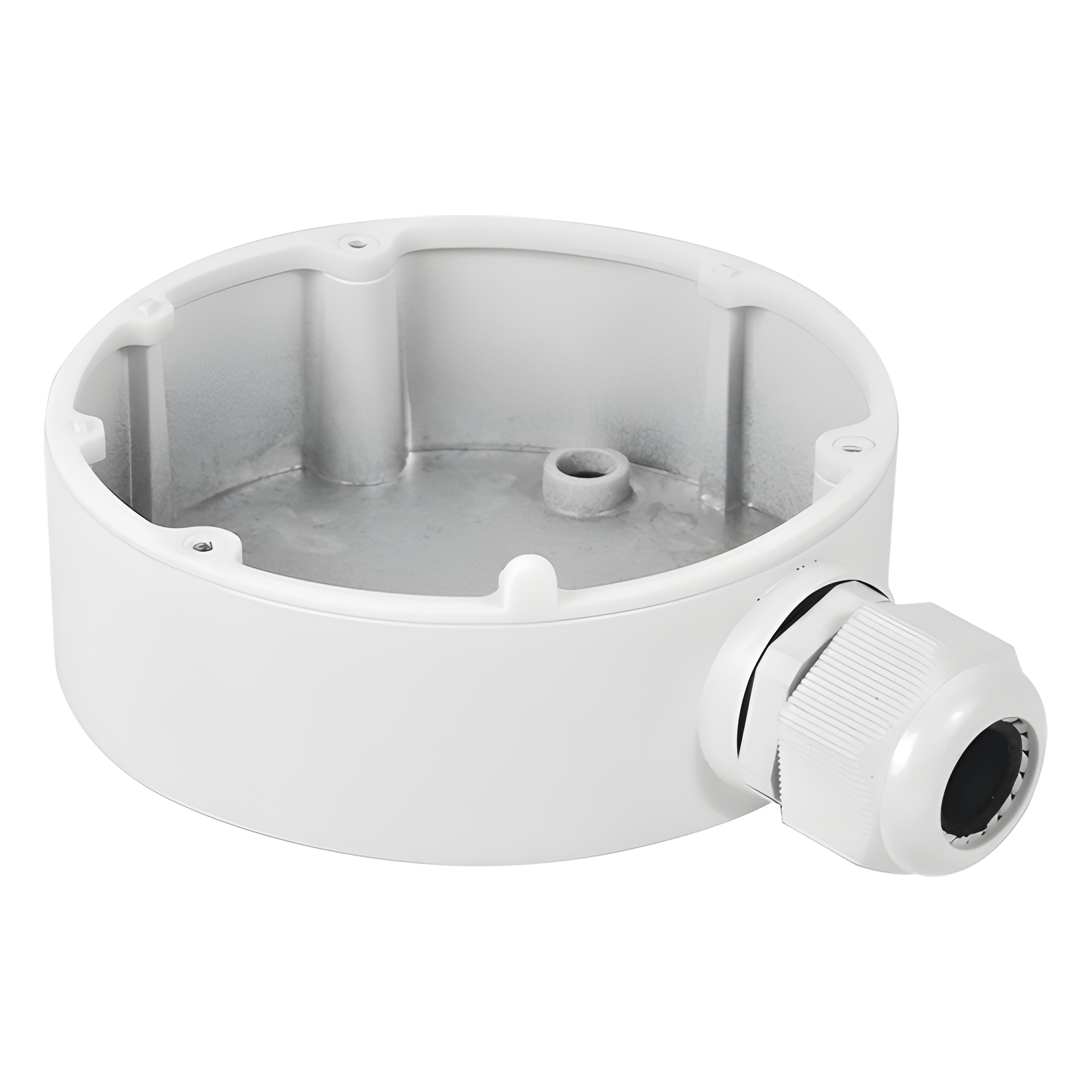 Caja de Conexiones de Exterior para Cámaras Tipo Mini Domo / IP66 / Color Blanco