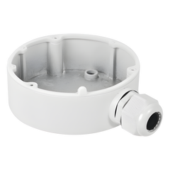 Caja de Conexiones de Exterior para Cámaras Tipo Mini Domo / IP66 / Color Blanco