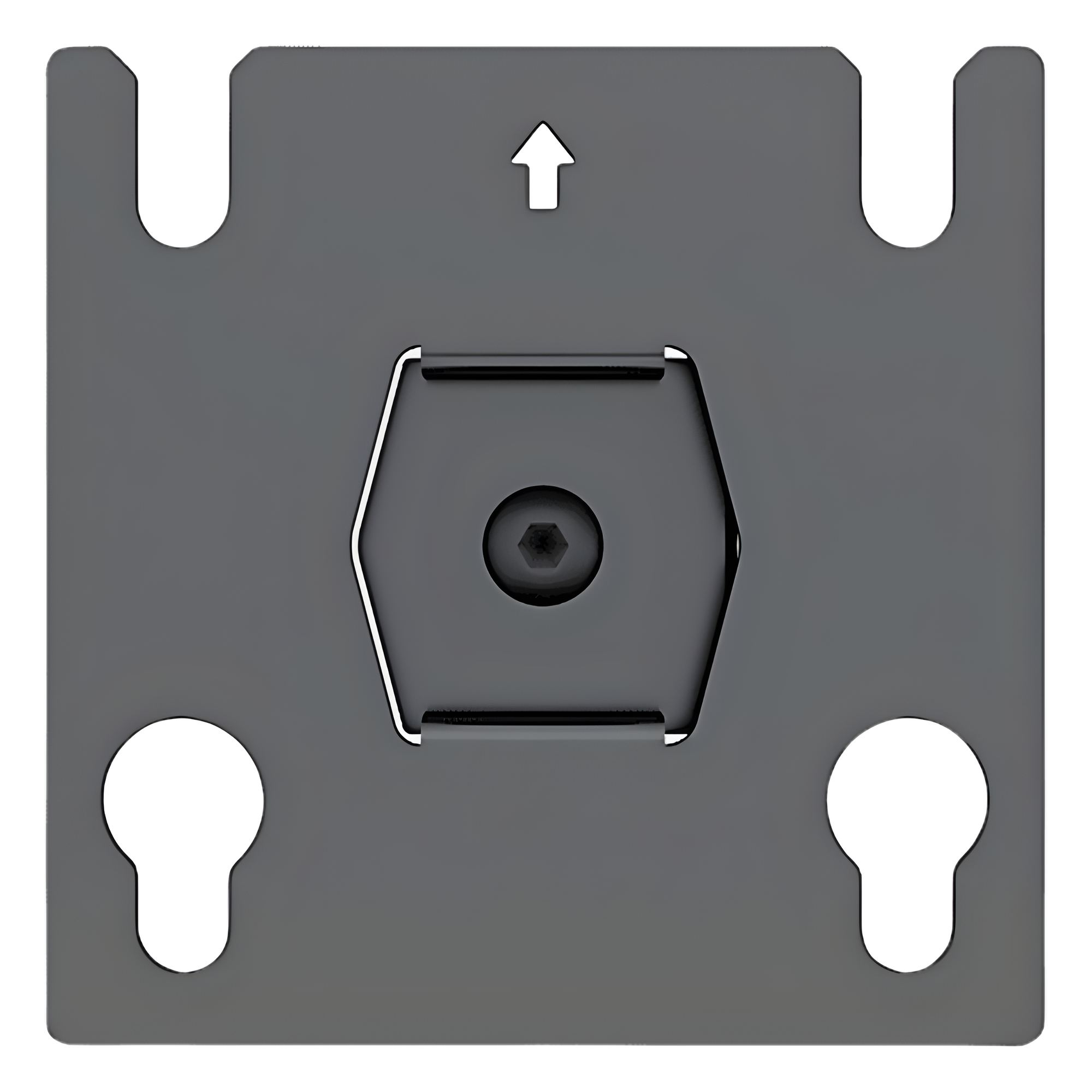 Accesorio - Placa Adaptadora para Panel LED 20 x 20.5 mm | Dimensiones 64 x 64 x 2 mm | Diámetro de Orificio Ø10.3 mm | Separación de Orificios 40 mm.