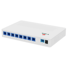 Splitter Activo 1x8 para Alimentación de 8 Dispositivos POF, puertos SC/UPC