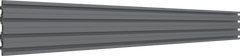 RIEL DE MONTAJE PARA SOPORTE DE VIDEOWALL LED DE 125CM  FABRICADO EN ALUMINIO