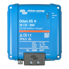 Orion XS 12/12-50 A / Cargador de Baterías CC-CC / 50 A 12 V / IP65 / Compatibilidad Alternador Inteligente / Para Bancos de Baterías de 500 Ah