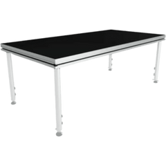 Tarima Modular para Escenario | 2m x 1m | Aluminio con Superficie Antideslizante | No incluye patas