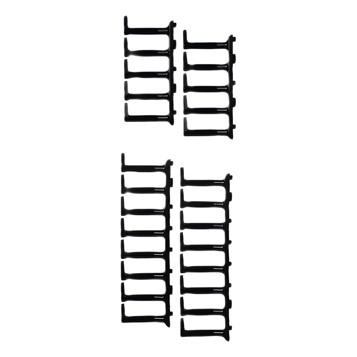 Kit de Dedos Para Administración de Cables en Gabinetes FlexFusion™ Light, de 48 UR, Dedos de 100 mm de Longitud, Color Negro