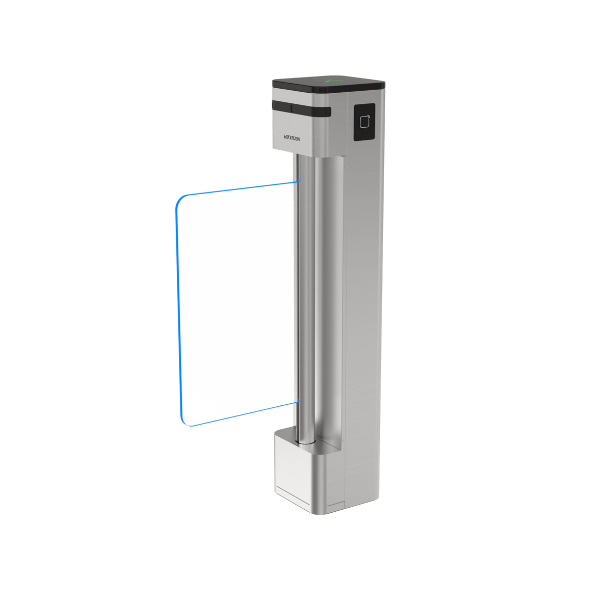 Puerta de Cortesía con Lectores MiFare y Panel Incluidos / Aleta de Acrílico 90 cms INCLUIDA / Motor Brushless / Sensores dToF / Apertura en Caso de Emergencia / 500,000 Tarjetas / Acero Inoxidable SUS304
