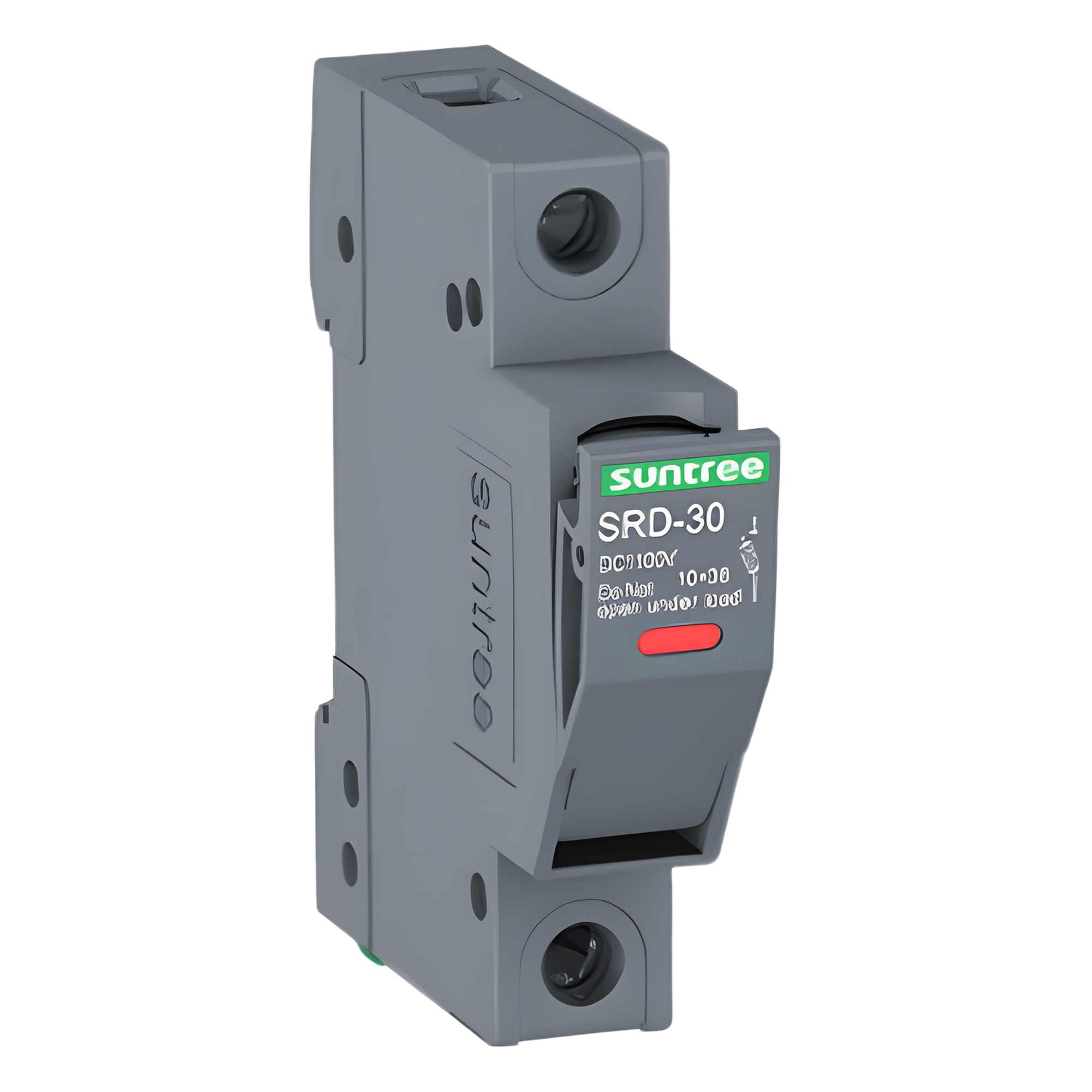 Porta Fusible CD 1000V 1 Polo Riel Din
