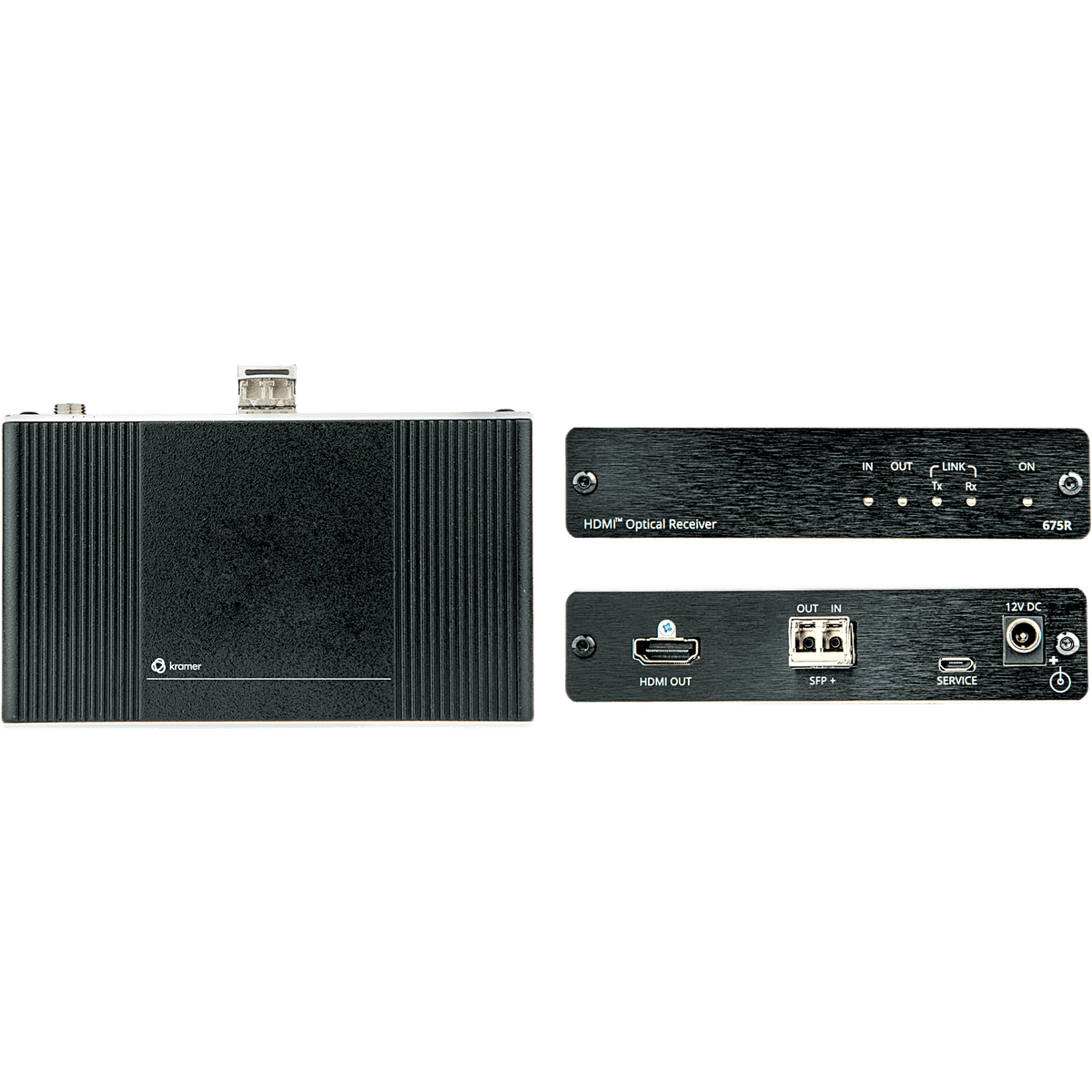 Kit Extensor HDMI 4K60 4:4:4 | Fibra Óptica Multimodo y Monomodo | 18 Gbps | HDCP 2.2 | Latencia Cero | Carcasa Aluminio DigiTOOLS | Ultra Alcance 33 km SM | Kramer