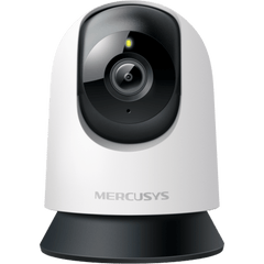 Cámara de Seguridad Wi-Fi Doméstica Pan/Tilt / 2 Megapíxeles (1080p) Full HD / Visión Nocturna hasta 40 ft (12.2 m) / Detección de Personas y Llanto de Bebé / Seguimiento de Movimiento / Audio Bidireccional / Alma