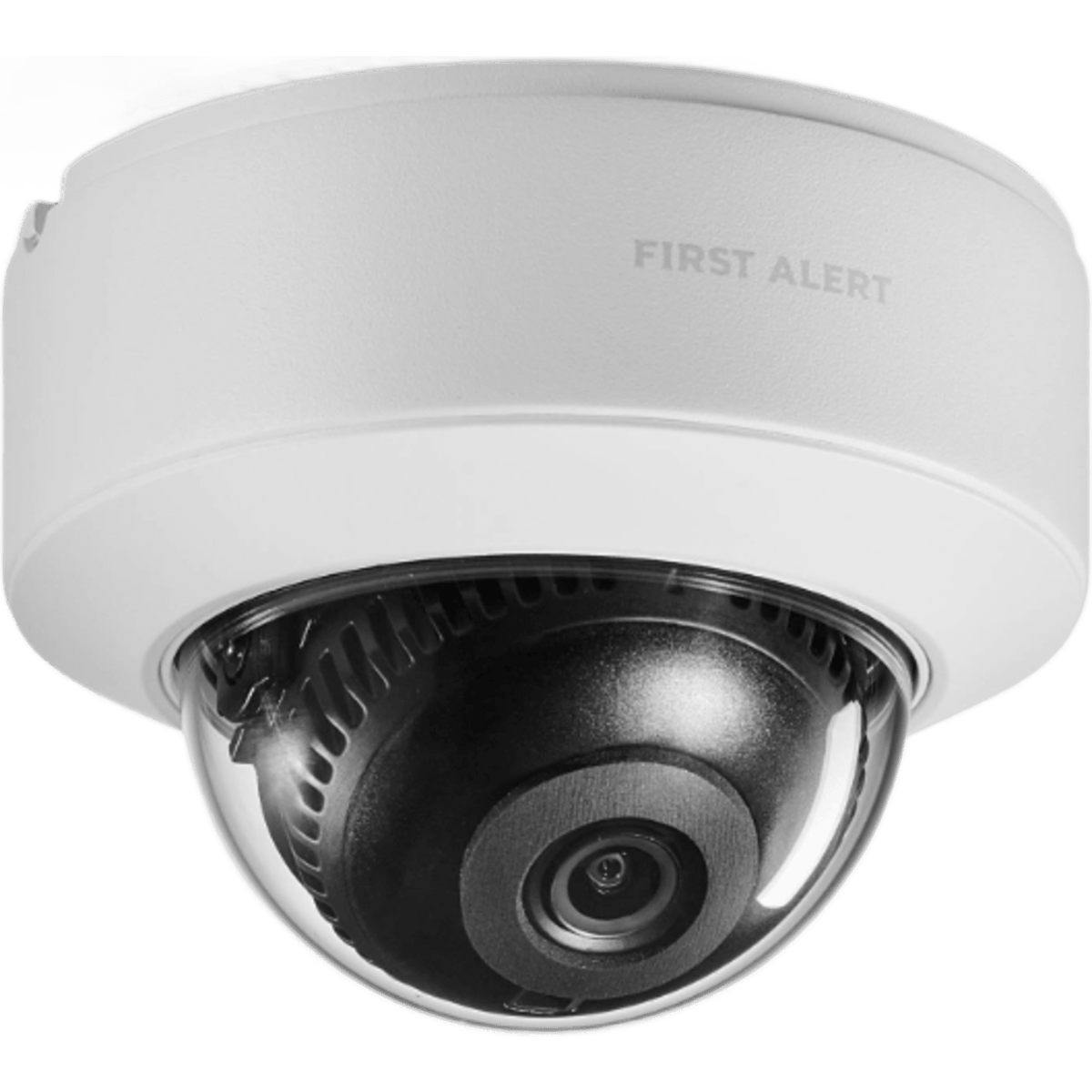 Cámara Domo IA 8MP (4K Ultra HD) / Sensor CMOS 1/2.8" / Lente 2.8 mm FoV 125° / WDR 120 dB / Detección IA Personas-Paquetes-Vehículos / IP67 IK10 / PoE y 12VDC / MicroSDXC 1 TB / Total Connect 2.0