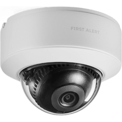 Cámara Domo IA 8MP (4K Ultra HD) / Sensor CMOS 1/2.8" / Lente 2.8 mm FoV 125° / WDR 120 dB / Detección IA Personas-Paquetes-Vehículos / IP67 IK10 / PoE y 12VDC / MicroSDXC 1 TB / Total Connect 2.0