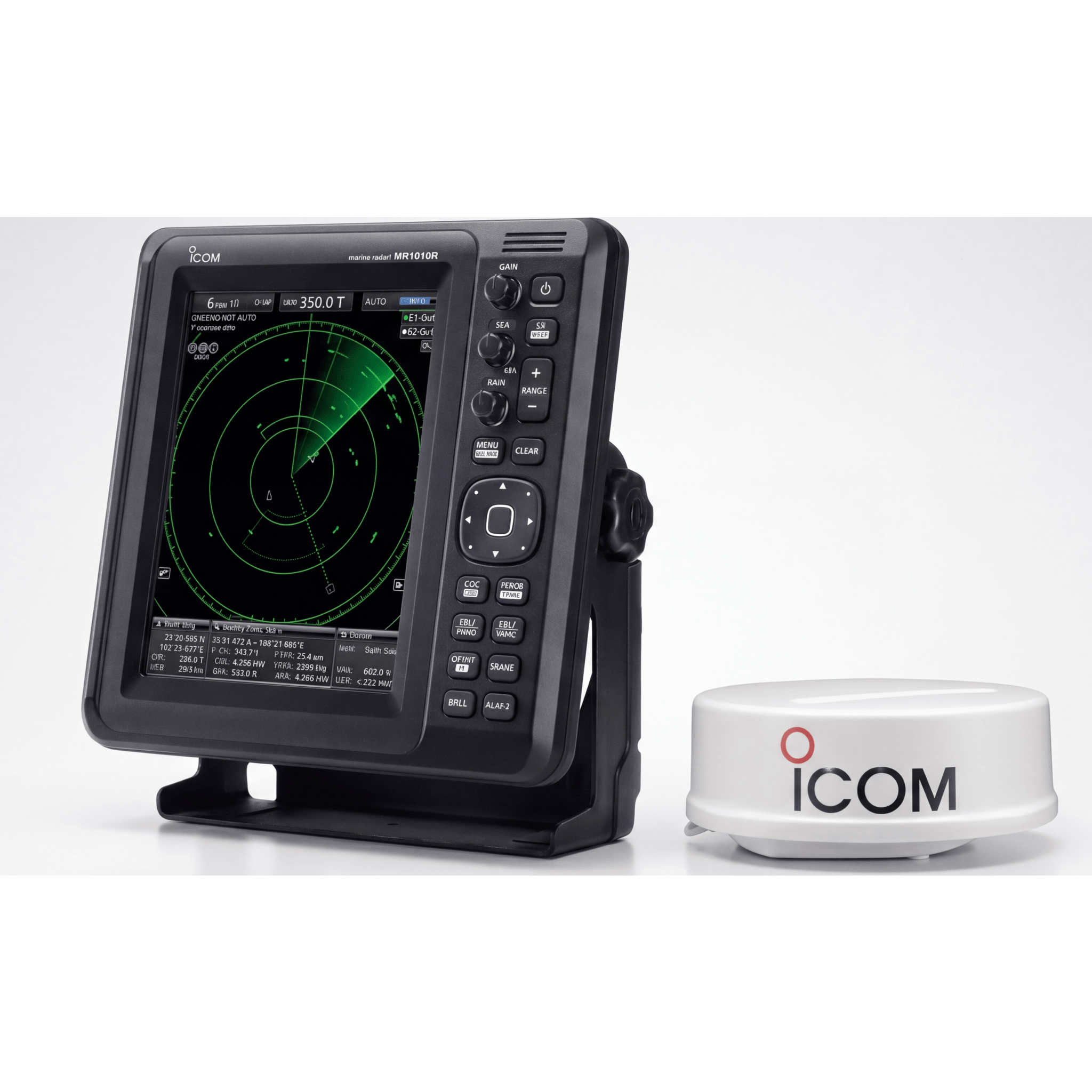 Radar Marítimo 10.4 Pulgadas / 36 NM de Alcance / Tarjeta de video UX-252 / Display TFT LCD Color / Scanner Radome  / 4 kW de Potencia / Frecuencia 9410 MHz / NMEA 0183