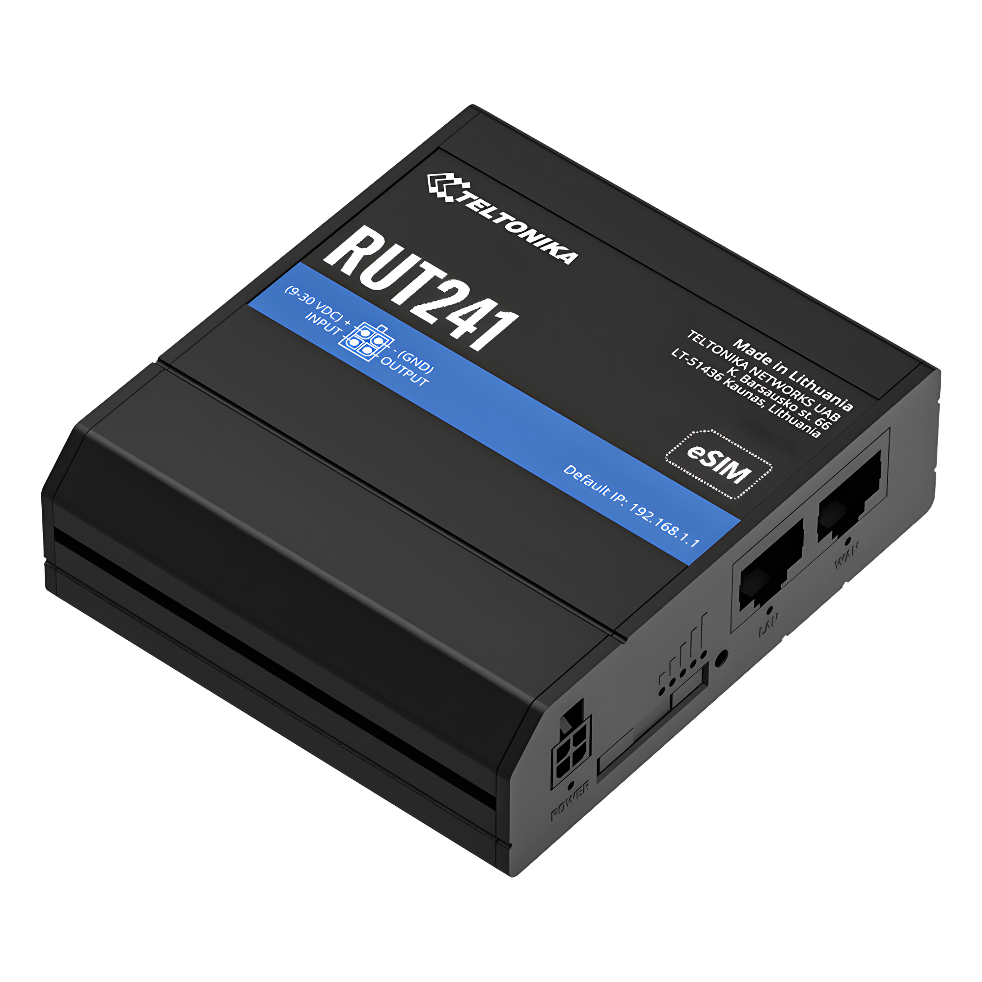 Industrial Cellular Router,Soporta eSIM/  2 puertos ethernet 10/100Mbps /WiFi 802.11b/g/n /WAN Failover
