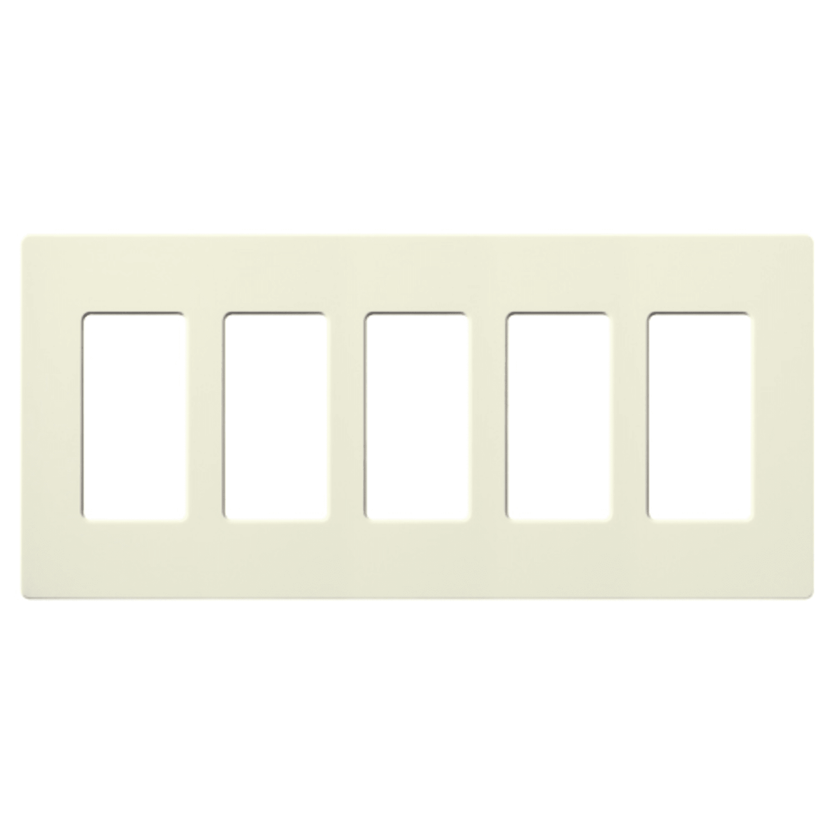 Placa de pared 3 espacios, color blanco, para atenuador (dimmer), switch ó control remoto PICO inalámbrico.