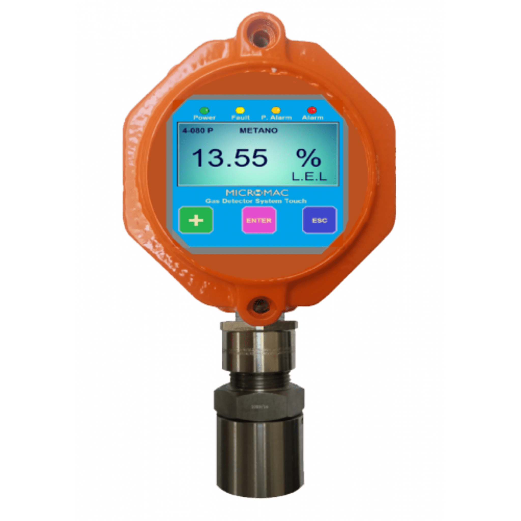 Detector en contenedor antideflagrante