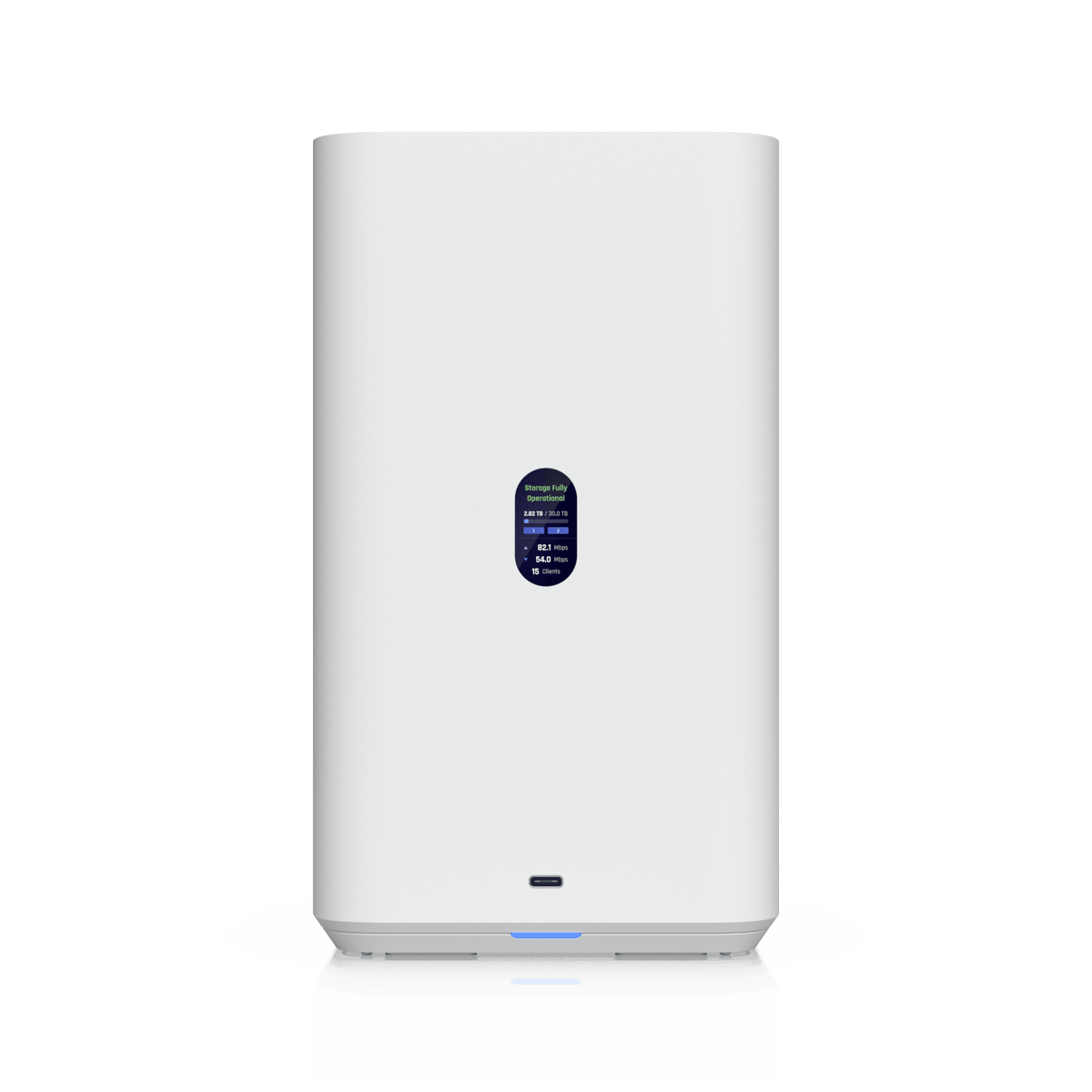 UniFi UNAS-2 – Almacenamiento en Red (NAS) Compacto con 2 Bahías para HDD de 3.5”, Puerto de Red 2.5 GbE, Conectividad USB-C y Adaptador PoE++ Incluido