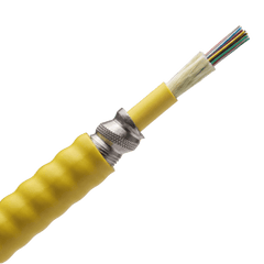 Cable de Fibra Óptica de 12 Hilos, Monomodo OS2, Interior, Armada, Tight Buffered 900um, OFCR (Riser), Precio Por Metro