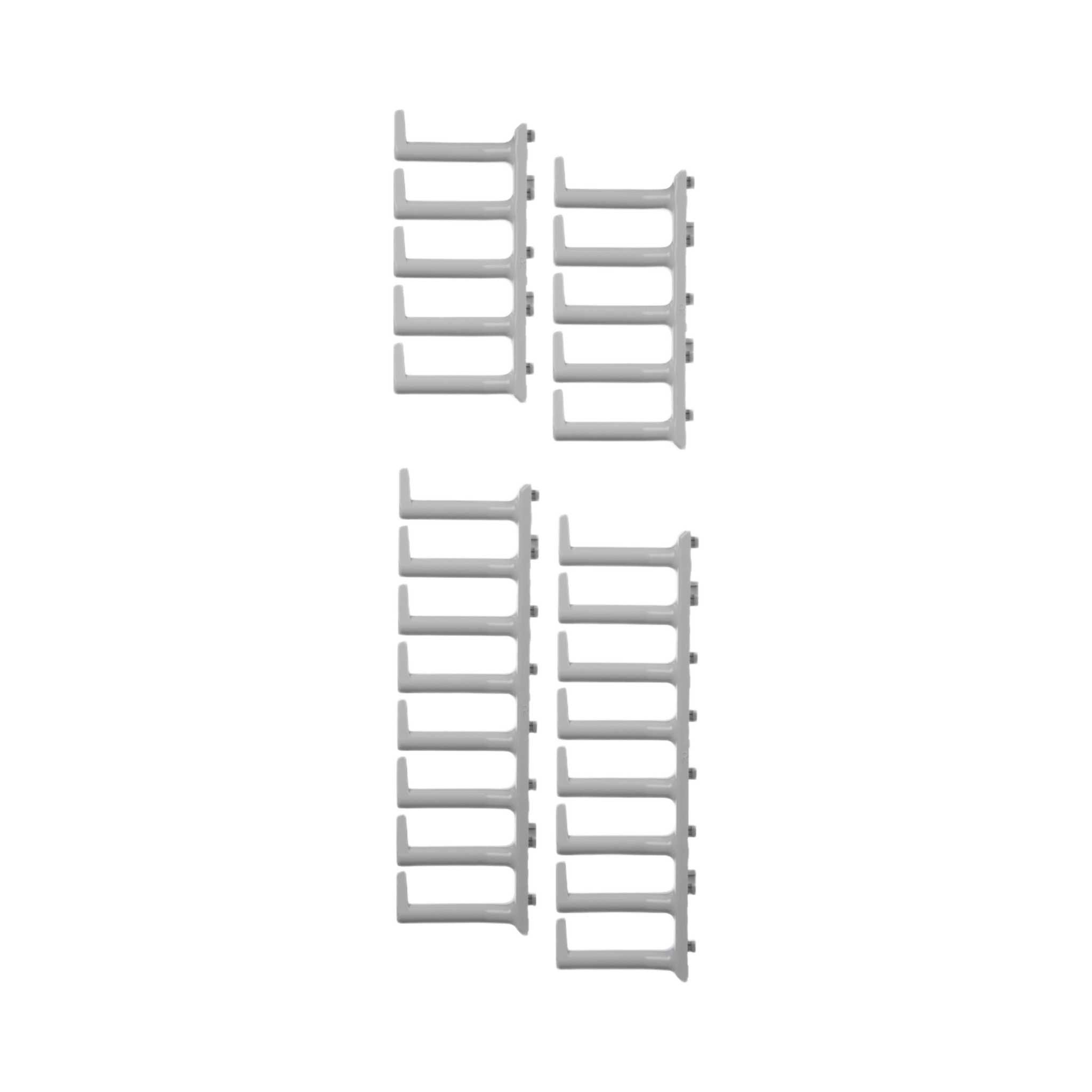 Kit de Dedos Para Administración de Cables en Gabinetes FlexFusion™, de 42 o 45 UR,  Dedos de 100 mm de Longitud, Color Blanco