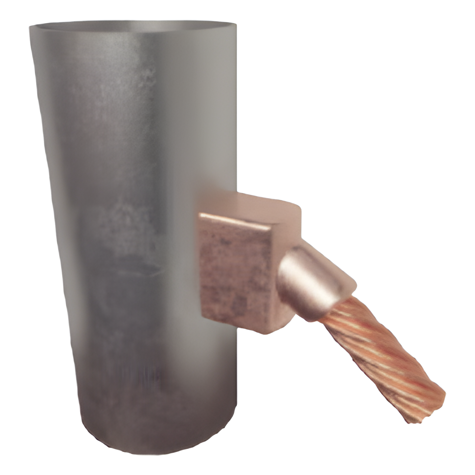 Molde para soldadura exotermica para cable 1/0 a tubo de 2" a 4"
