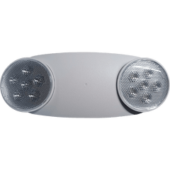 Luminaria de Emergencia LED/ Doble Cabezal Ajustable / 120-277V Dual Voltage / 90 Minutos Autonomía / 230-430 Lúmenes / ABS 5VA Retardante de Llama