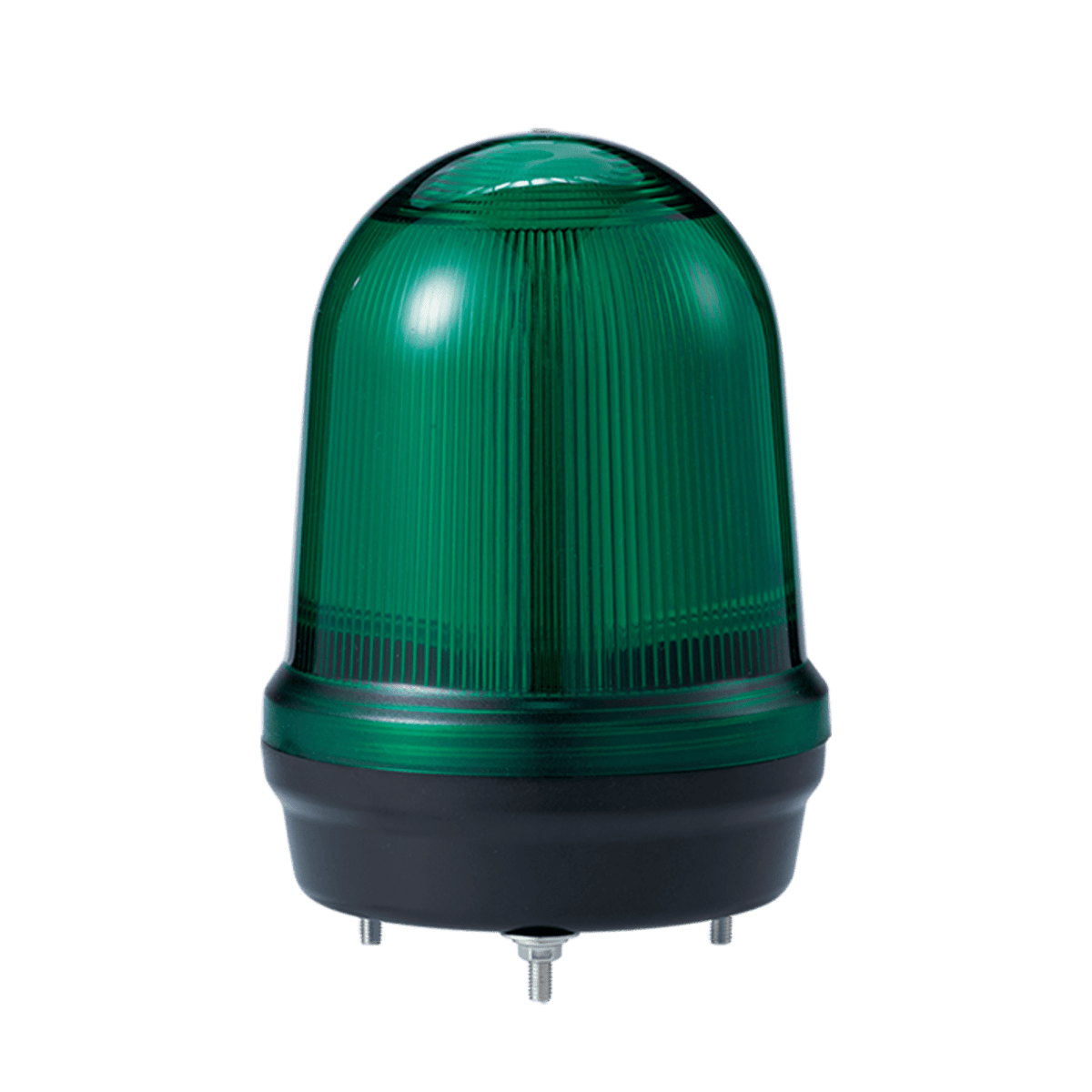 LED con patrones fijo/intermitente, estroboscópico y simulación rotatorio, Color Verde de 110-220 VCA